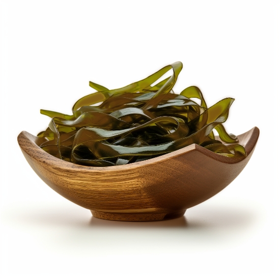 Sodium alginate, gel-forming gum extracted from brown seaweed